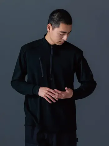 男女ペア 長袖Ｔシャツ TS DESIGN 5531 ニッカーズドライワッフルハーフジップ 作業服JP