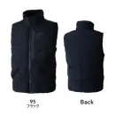 作業服JP 男女ペア ベスト TS DESIGN 55328 ニッカーズファイバーダウンベスト