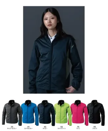 男女ペア 防寒ジャケット（ブルゾン・ジャンパー） TS DESIGN 6636 ES防風ストレッチライトウォームジャケット 作業服JP