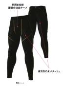 TS DESIGN 8320 ニープロテクトパンツ MUSCLE SUPPORT&reg;接触冷感+TOUGH・補強パーツを用いたプロ仕様・メッシュ仕様による通気性●クールアイス抜群のストレッチ性を持ち、素早く汗を拡散して素肌を常に乾いた状態に保ちます。