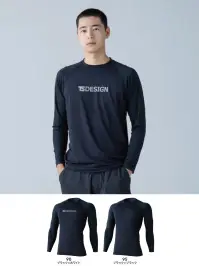 TS DESIGN 8615 クールアイスライトロングスリーブシャツ