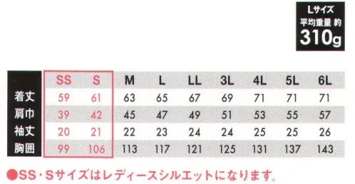 TS DESIGN 8156 AIR ACTIVEショートスリーブジャケット Coler Lab®ACTIVEシリーズからAIR ACTIVEが新登場！ES JACKET多彩なカラーによる楽しさ・選びやすさはそのままに、JIS T8118適合性能+通気性、ストレッチ性を実現したサマーワークウェア。●衿裏配色パイピング衿を立てるとアクセントになる配色パイピング。●左袖部分マルチスリーブポケット仕様スマートフォンも収納可能なポケット。ペン差しとしても使用可能。（実用新案 第3174893号）●ファスナーポケット制電対応のファスナー仕様（フロントファスナーも同様）。反射材にいよる引手隠し。TS DESIGNロゴ入りスライダー。●ストレッチストレッチ性に優れるため曲げ伸ばしが楽。ストレッチ機能が動作をスムーズにサポート。製品制電JIS T8118適合品。高品質の日本製素材。男女ユニセックス仕様シリーズ。 サイズ／スペック