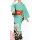祭り用品jp 踊り衣装・着物 踊り衣装 氏原 1038 一越本絵羽 恋印（反物）