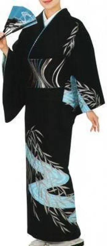 踊り衣装・着物 踊り衣装 氏原 1203-S お仕立上り 胴抜き絵羽 里印 祭り用品jp