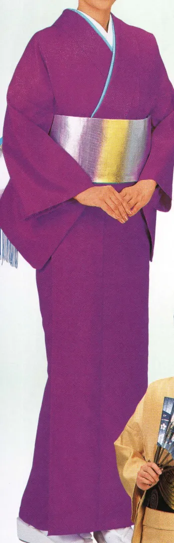 踊り衣装・着物 きもの 氏原 1423 綸光色無地着尺 梓印（反物） 祭り用品jp