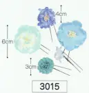 氏原 3015 髪かざり(5点セット) ※この商品はご注文後のキャンセル、返品及び交換は出来ませんのでご注意下さい。※なお、この商品のお支払方法は、先振込（代金引換以外）にて承り、ご入金確認後の手配となります。