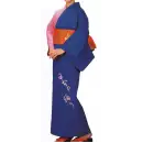 祭り用品jp ゆかた 浴衣 氏原 3202 ツートンゆかたお仕立て上り 夏印