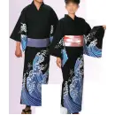 祭り用品jp ゆかた 浴衣 氏原 3553 本絵羽ゆかた 王印（反物）