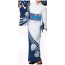 祭り用品jp ゆかた 浴衣 氏原 3604 本絵羽ゆかた 大印（反物）