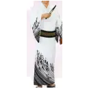 祭り用品jp ゆかた 浴衣 氏原 3605 本絵羽ゆかた 大印（反物）