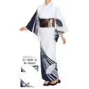 祭り用品jp ゆかた 浴衣 氏原 3635-S 本絵羽ゆかた 大印（お仕立上り）