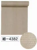 氏原 4382 紳士綿麻ドビー織 着尺 細印(反物) 【数量限定品】※この商品は反物です。※この商品はご注文後のキャンセル、返品及び交換は出来ませんのでご注意下さい。※なお、この商品のお支払方法は、先振込（代金引換以外）にて承り、ご入金確認後の手配となります。