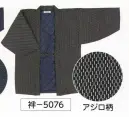 氏原 5076 中綿入り袢天 絆印 ※この商品はご注文後のキャンセル、返品及び交換は出来ませんのでご注意下さい。※なお、この商品のお支払方法は、先振込（代金引換以外）にて承り、ご入金確認後の手配となります。