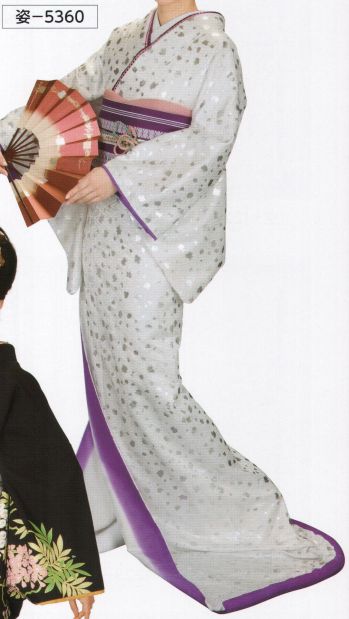 踊り衣装・着物 踊り衣装 氏原 5360 高級裾引衣裳 姿印 祭り用品jp