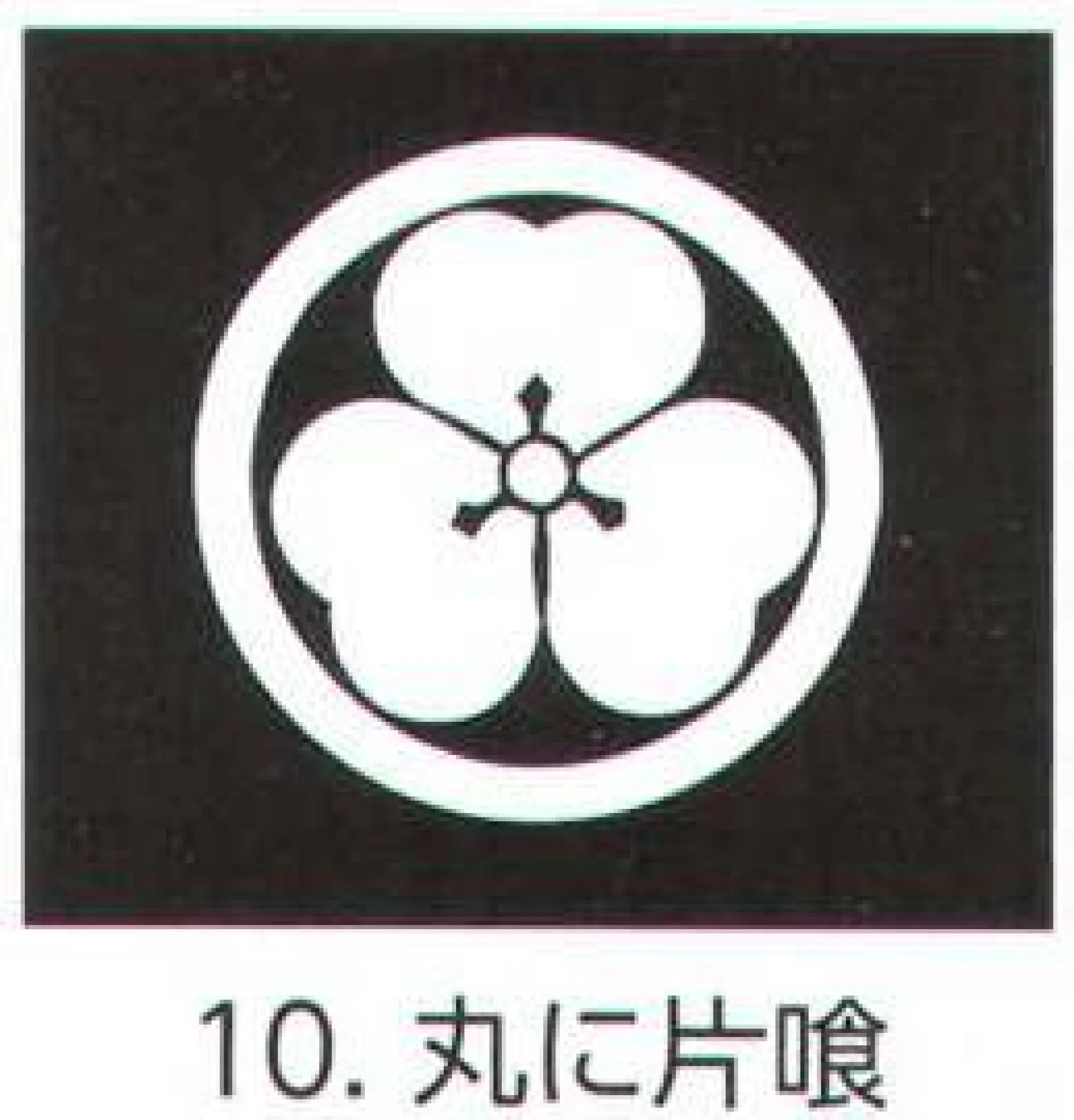 氏原 5561-10 貼紋 丸に片喰（6枚組) 6枚組です。男・女ございますので、ご指定ください。※この商品はご注文後のキャンセル、返品及び交換は出来ませんのでご注意下さい。※なお、この商品のお支払方法は、先振込（代金引換以外）にて承り、ご入金確認後の手配となります。