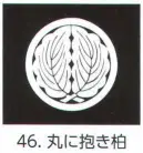 氏原 5561-46 貼紋 丸に抱き柏（6枚組) 6枚組です。男・女ございますので、ご指定ください。※この商品はご注文後のキャンセル、返品及び交換は出来ませんのでご注意下さい。※なお、この商品のお支払方法は、先振込（代金引換以外）にて承り、ご入金確認後の手配となります。