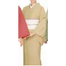 祭り用品jp 踊り衣装・着物 きもの 氏原 5692 色無地お仕立上り(袷せ) 弘印