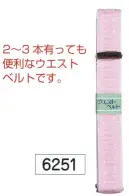 氏原 6251 ウエストベルト 2～3本有っても便利なウエストベルトです。※この商品はご注文後のキャンセル、返品及び交換は出来ませんのでご注意下さい。※なお、この商品のお支払方法は、先振込（代金引換以外）にて承り、ご入金確認後の手配となります。