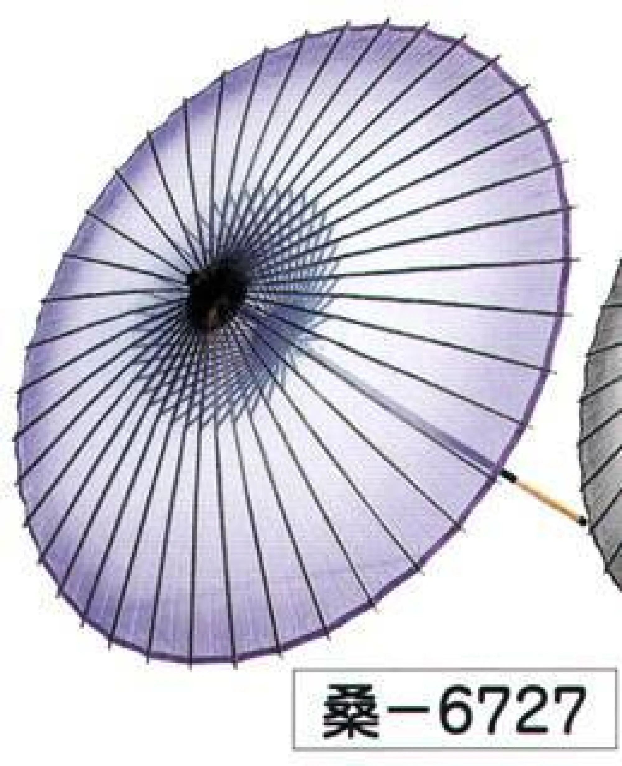 氏原 6727 絹舞傘（継ぎ柄）（二本継ぎ） 桑印 袋入りです。※この商品はご注文後のキャンセル、返品及び交換は出来ませんのでご注意下さい。※なお、この商品のお支払方法は、先振込（代金引換以外）にて承り、ご入金確認後の手配となります。