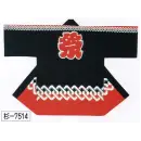 祭り用品jp 祭り半天・シャツ 半天 氏原 7514 プリント袢天 杉印