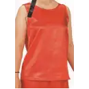 祭り用品jp 踊り半天・よさこい衣装 タンクトップ・チューブトップ 氏原 7976 サテンタンクトップ 肩印