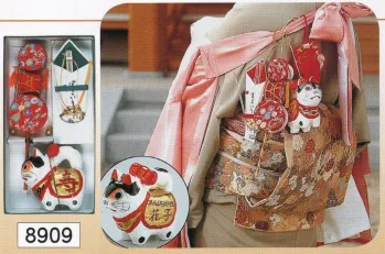 祝着・神職・寺用 置物・飾り物 氏原 8909 犬張子三点セット 祭り用品jp
