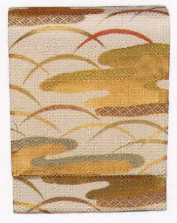 祭り帯 祭り帯 氏原 9136 名古屋帯（胴かがり仕立付) 才印 祭り用品jp