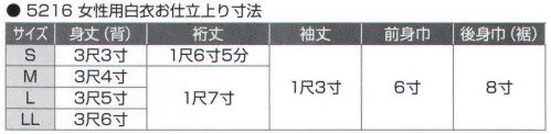 氏原 5216 神官用白衣 冬用(女性用) お仕立上り御白衣。●強く適度なハリ・コシとソフトなふくらみ。●自然で上品な風合いと暖かさ。●ご家庭でお洗濯できます。※画像は、男性用です。※この商品はご注文後のキャンセル、返品及び交換は出来ませんのでご注意下さい。※なお、この商品のお支払方法は、先振込（代金引換以外）にて承り、ご入金確認後の手配となります。 サイズ／スペック