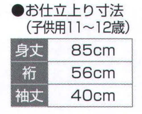 氏原 5424 袴下きもの 章印(子供用) 子供11～12歳※この商品はご注文後のキャンセル、返品及び交換は出来ませんのでご注意下さい。※なお、この商品のお支払方法は、先振込（代金引換以外）にて承り、ご入金確認後の手配となります。 サイズ／スペック