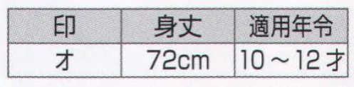 氏原 7781 子供袢天 オ印（10-12才） 大人用もございますので親子ペアで着ていただけます。※この商品はご注文後のキャンセル、返品及び交換は出来ませんのでご注意下さい。※なお、この商品のお支払方法は、先振込（代金引換以外）にて承り、ご入金確認後の手配となります。 サイズ／スペック