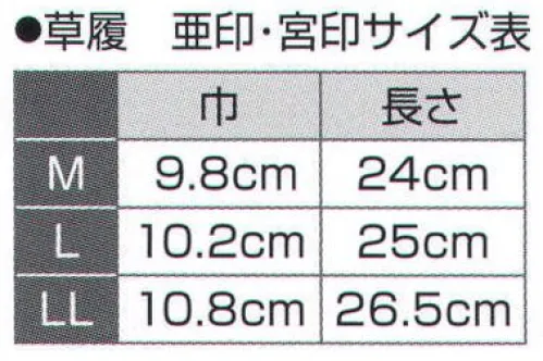 氏原 8835 雪駄 宮印（M・L） ※この商品はご注文後のキャンセル、返品及び交換は出来ませんのでご注意下さい。※なお、この商品のお支払方法は、先振込（代金引換以外）にて承り、ご入金確認後の手配となります。 サイズ／スペック