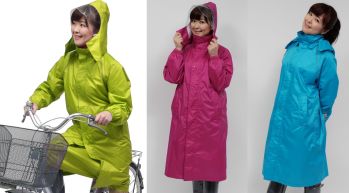 トキワ 3193-A 雨先案内人サイクルレインコート 雨量に合わせて使い分けのできる男女兼用快適サイクルコート。小雨時、ちょっと散歩がてら外出する際は、レインコートとして羽織、簡易的な雨しのぎに最適です。大雨時、自転車移動で外出する際は、別売りのレッグカバーを装着していただければ足下まで完全防水できます。●レインフードを被ると左右が見えないので視覚が悪くてこわい・・・→顔の動きとともにフードが動く『ローリング フード』●暗中時の安全性が不安・・・→ウェア前後には視認性ある反射パイピング。●自転車をこぐと膝上がめくれて濡れてしまう・・・→フロントガードで前からの雨風をシャットアウト！※シルバーホワイトは「3193-B」に掲載しております。