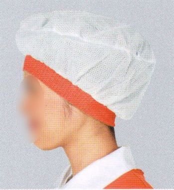 食品工場用 キャップ・帽子 ワコウ C1400-44 ネットバンドキャップ（I-MESHエプロンカラー）（スカーレットピンク） 食品白衣jp