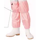 食品白衣jp 食品工場用 靴下・インソール ワコウ F1900-4 センシアフットカバー（透湿タイプ/長靴用）（ピンク）