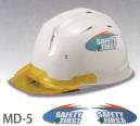 ワールドマスト　ヘルメット MD-5 デザインステッカー MD-5 視認による判断の効率化とグループ意識による連帯感。ステッカーの導入により、職業・職種の判断が容易になり作業効率があがります。また、グループ意識が高まりさらなる連帯感が生まれます。 ※ヘルメットは別売りです。※こちらの商品は、 『ワールドマスト』のヘルメットに加工が可能です。※ご注文数量は、「加工を施すヘルメットの個数分」ご注文下さい。 ※納期は、在庫があった場合で「約2週間」ほどとなっております。※シールのみの販売もこちらの価格です。 ※この商品はご注文後のキャンセル、返品及び交換は出来ませんのでご注意下さい。※なお、この商品のお支払方法は、先振込（代金引換以外）にて承り、ご入金確認後の手配となります。