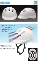 ワールドマスト　ヘルメット TS-06V TS-06V型学童帽（ベンチレーション付） DIC 自転車用ヘルメット。 徒歩通学に、自転車通学に、自転車での外出に。 新ベンチレーションシステム採用で着用時のムレを防ぎます。 内装材には吸汗性の良いクッションを採用。取り付け、取り外しが簡単ですので、汚れた時など、外して洗うこともできます。また、サイズ調整用クッションを付け替えることで、より頭にフィットさせることができます。 ※この商品はご注文後のキャンセル、返品及び交換は出来ませんのでご注意下さい。※なお、この商品のお支払方法は、先振込（代金引換以外）にて承り、ご入金確認後の手配となります。