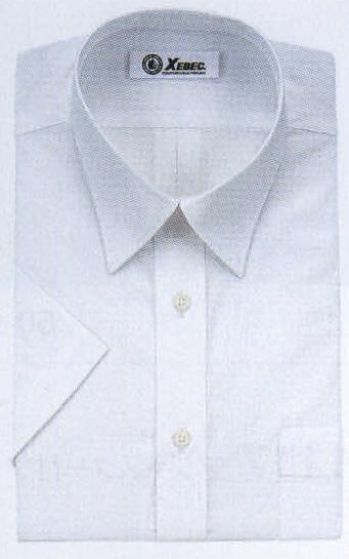 ジーベック 15032 半袖ドレスシャツ 春夏コーディネートに必死の半袖タイプのドレスシャツ。春夏のデイリーユースに最適かつ必須アイテムが半袖シャツ。綿35％、ポリエステル65％の混紡ブロード素材を使っているので、綿の吸湿性、涼感、風合いを生かしながら、シワになりにくく、手入れがしやすい。