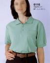 ジーベック 6116 半袖ポロシャツ 伸縮素材なので動きやすく、着心地抜群のTシャツ達。※この商品は男女兼用サイズにつき、女性用としてご購入の際は、サイズ表を十分ご確認下さい。