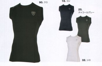 メンズワーキング インナー ジーベック 6612 ノースリーブコンプレッション 作業服JP