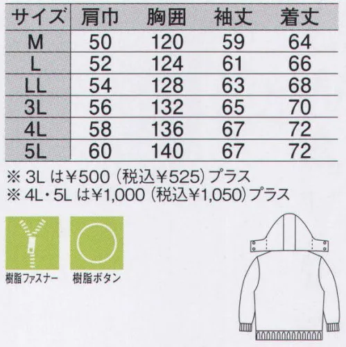 ジーベック 755 防寒ブルゾン 静電気対策に最適な帯電防止服です。JIS規格の帯電防止器のうが静電気の発生を防ぎます。超撥水加工で汚れにも強い一着です。ハードな現場で着やすさ、防汚を追求。軽い着心地で張りのあるナイロンタッサーを表地に使用。超撥水加工をプラスして、屋外作業や油汚れの多い職場でのメンテナンスに優れます。※「20 グレー」は、販売を終了致しました。 サイズ／スペック