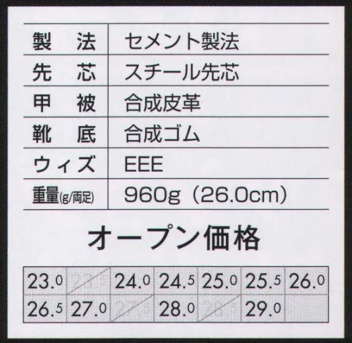 ジーベック 85126 セフティシューズ スタイリッシュデザインのミッドカットシューズ。足首を守るミッドカットモデルをスタイリッシュなフォルム+バルカナイズ製法をイメージして反り上がったアウトソール、配色デザインで洒落たイメージに。結んだひもを処理する「ひもポケ」も装着しています。●かかとの反射材が安全性を高めています。●かかと上部に切れ込みを入れて履きやすくしています。●ひもポケ（実用新案登録 第3163095号）・「ひもポケ」は、結んだ靴ひもを収納できるので、靴ひものひっかかりや緩みを防止し作業時の安全性を高めます。 サイズ／スペック