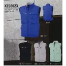 作業服JP メンズワーキング ベスト 空調服（ジーベック） XE98023 テクノクリーン DE 空調服 ベスト（ファン・バッテリー別売）