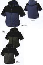 男女ペア半袖ジャケット（ブルゾン・ジャンパー）XE98026 