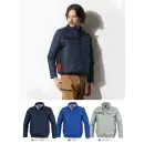 作業服JP 男女ペア 長袖ジャケット（ブルゾン・ジャンパー） 空調服（ジーベック） XE98037 空調服&reg;長袖ブルゾン（ファン・バッテリー別売）