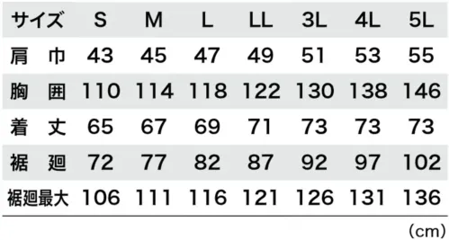 空調服（ジーベック） XE98036 空調服&reg;ベスト（ファン・バッテリー別売） サイズ／スペック