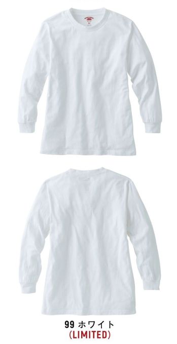 ヤマタカ RH3006 長袖Tシャツ ROUND HOUSEシリーズに白Tシャツ新登場。綿100％で肌に優しく、しっかり感があるので仕事着として着用可能。どんどん汚して、オンリーワンのTシャツに。半袖Tシャツ（RH3007）もございます。【素材】天竺 綿100％目付 5.6オンス・190g/m2洗濯時の縮み・色落ちにご注意ください。