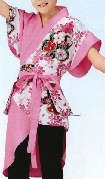 祭り子供用 よさこい衣装 東京ゆかた 20035 よさこいコスチューム 服印（ジュニア用） 祭り用品jp