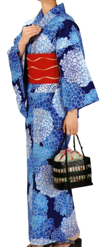 ゆかた 浴衣 東京ゆかた 61305-B きぬずれゆかた 身印（仕立上） 祭り用品jp