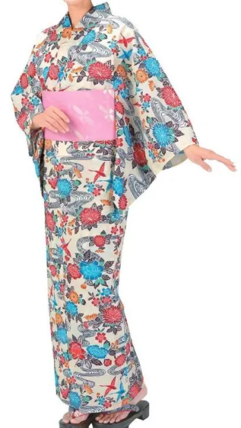 ゆかた 浴衣 東京ゆかた 61306-B きぬずれゆかた 身印（仕立上） 祭り用品jp