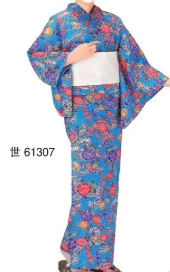 ゆかた 浴衣 東京ゆかた 61307-B きぬずれゆかた 身印（仕立上） 祭り用品jp